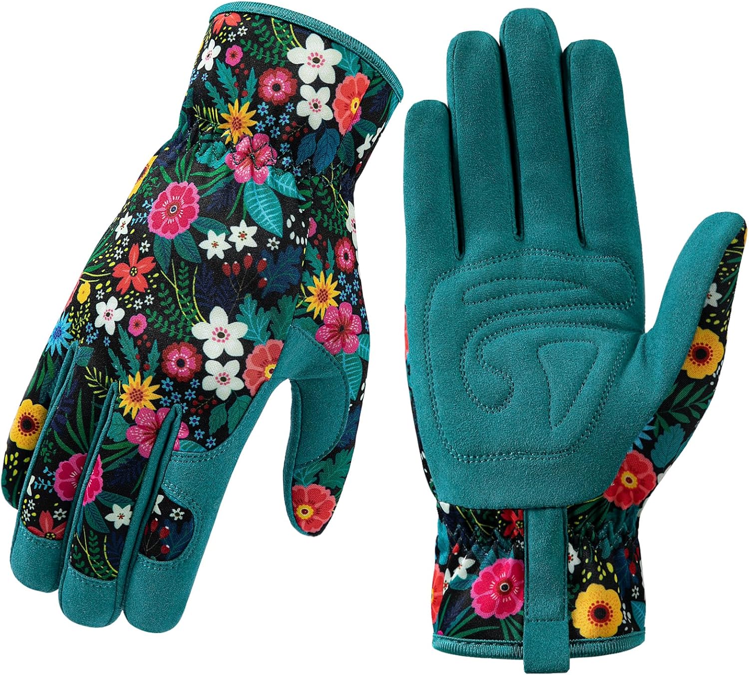 Trifabricy Gardening Gloves for Women, Breathable leather Garden Gloves with Grip, Thorn-Proof Puncture-Resistant Work Gloves